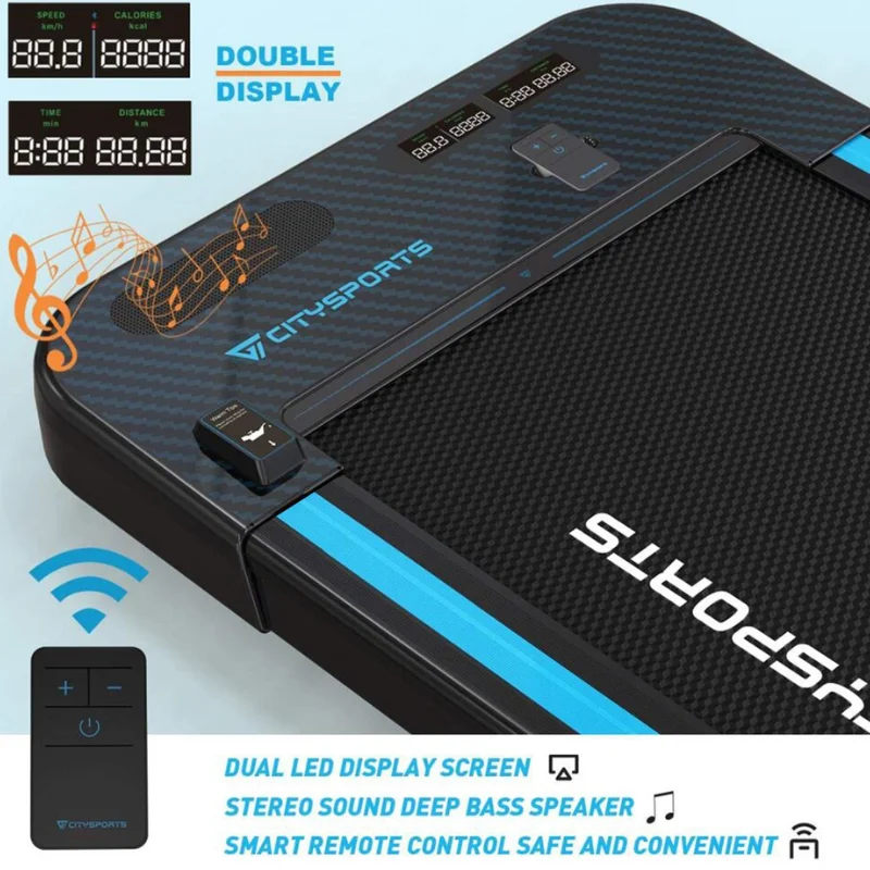 Citysports loopband WP2 review - display en bluetooth speaker