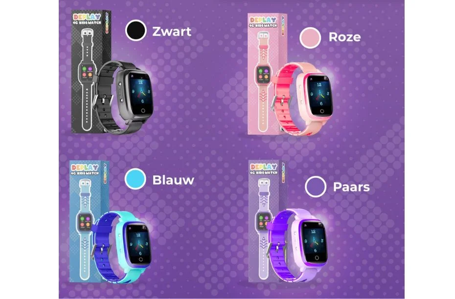 DEPLAY 4G KidsWatch - Smartwatch Kinderen (met GPS)