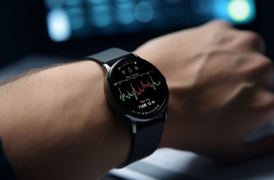 Hartslagmelding op horloge