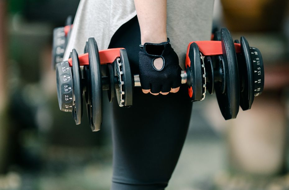 Verstelbare dumbbells