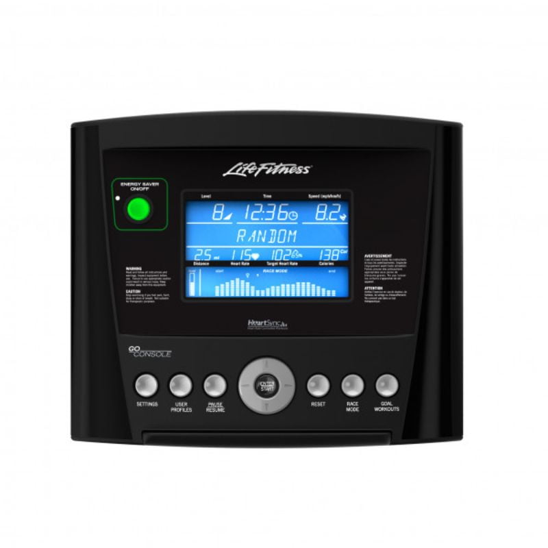 Life Fitness hometrainer LifeCycle C1 Go Console scherm display