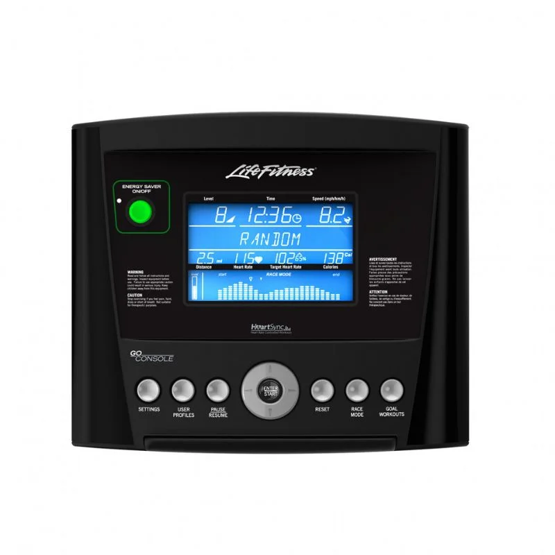 Life Fitness C1 Go display